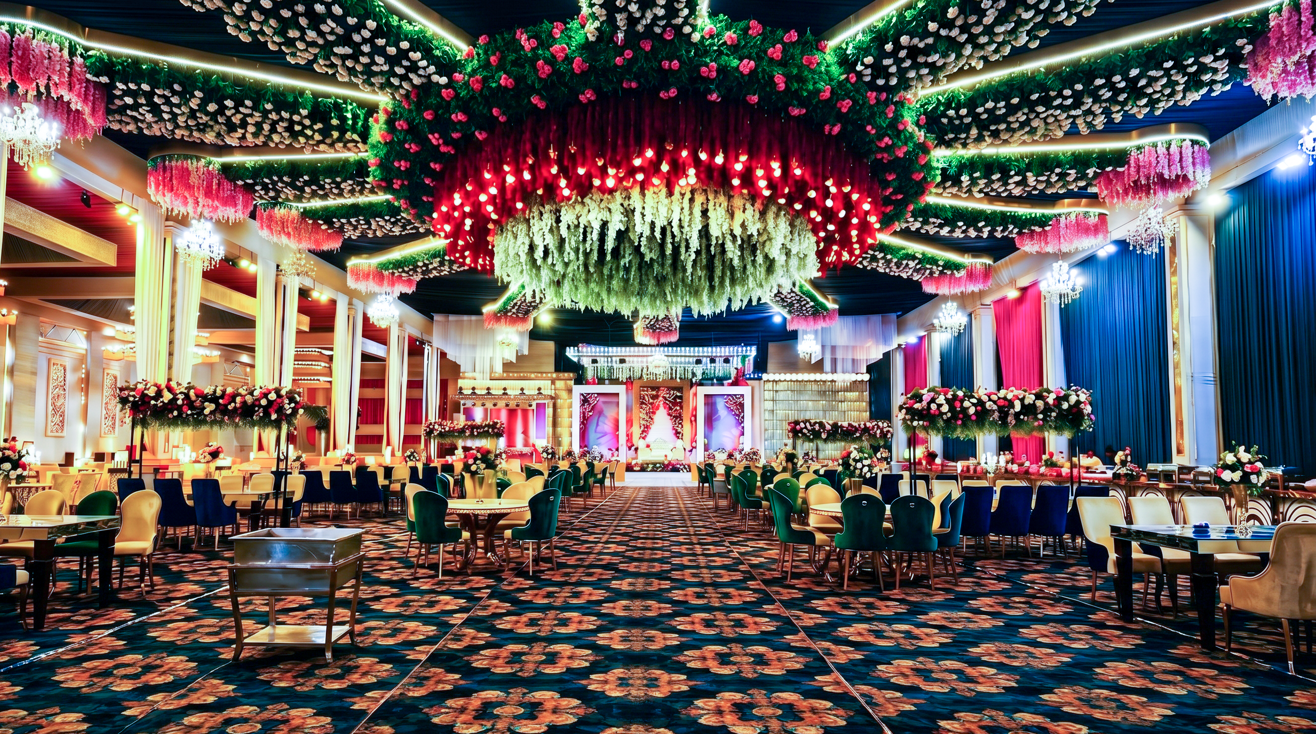 Grand Wedding Hall Interior